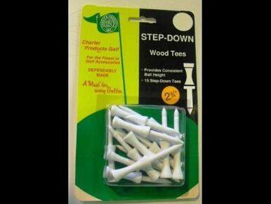 Charter Products Step-Down Wood Tees