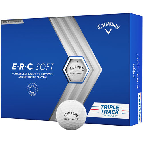 Callaway ERC Soft Triple Track 23 Golf Balls White