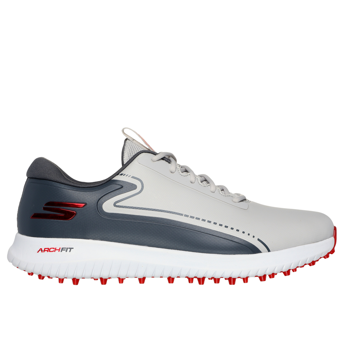 Skechers Men's Go Golf Max 3 Gray Red Shoes