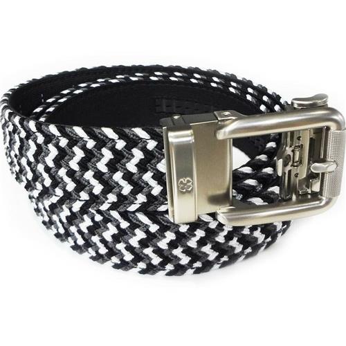 Black Clover Braided Stretch Belt