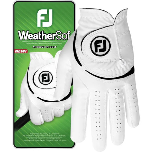 2024 FootJoy Weathersof Glove Single White