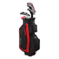 TaylorMade RBZ Complete Set 2025 Silver Red Men's 10 Clubs + Bag Right Hand