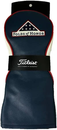 Titleist Premium Folds Of Honor Driver Head Cover Navy Bone Maroon